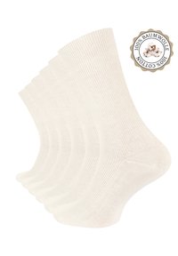 6 PAAR - Socks - ecru