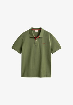 GANT, CONTRAST - Polo - dry herb green