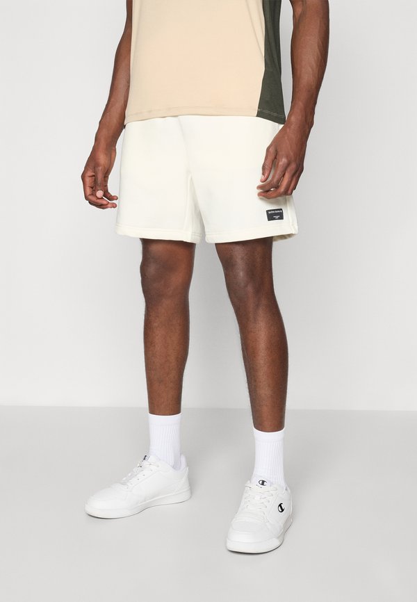 CENTRE SWEATSHORTS - Sports shorts - egret