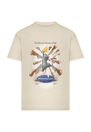 Merchcode, RATATOUILLE POSTER LOOSE TEE - Μπλουζάκι με στάμπα - sand