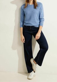 Cecil Stickad tröja - light blue