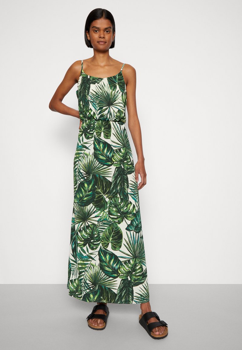 Damen Freizeitkleider | ONLY NOVA LUX Maxikleid tropic/hellgrün - GR00416 Damen Freizeitkleider | ONLY NOVA LUX Maxikleid tropic/hellgrün - GR00416