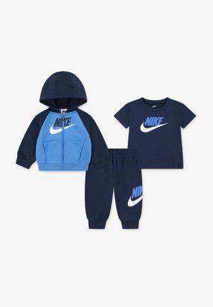 Nike Sportswear COLOR BLOCKED SET UNISEX  - Mikina na zip - midnight navy