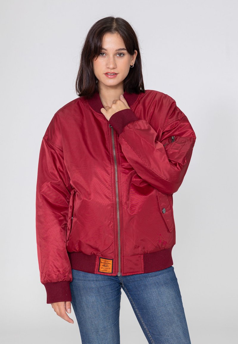 Bombers UNISEX bordowy