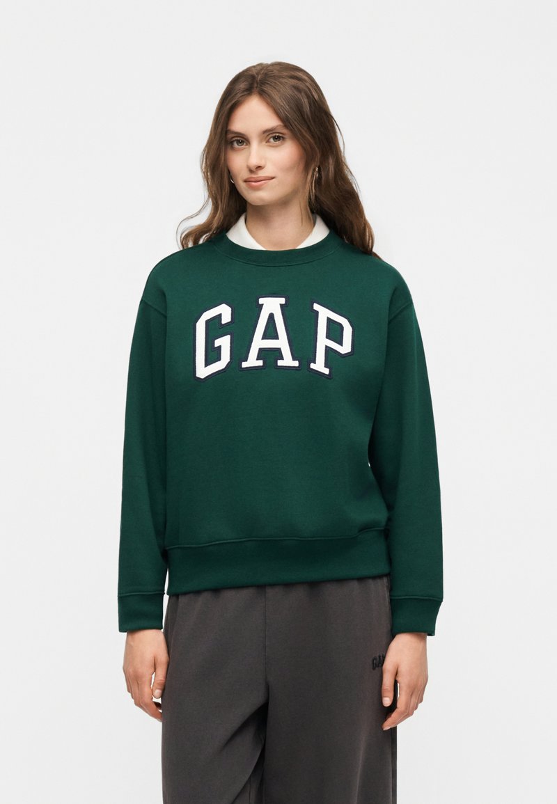 GAP Petite EXCLUSVIE HERITAGE CREW - Mikina - evergreen glamour