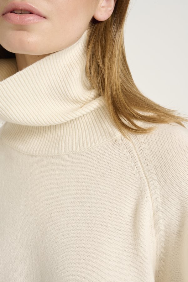 MANZI ROLLNECK - Jumper - egret2