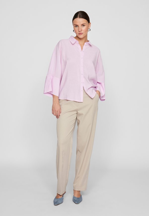 VIASPYN 3/4 LOOSE - Button-down blouse - winsome orchid3