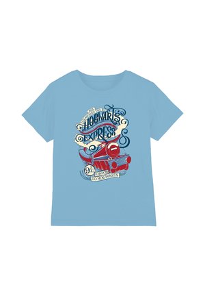 Cotton Soul, HARRY POTTER ALL ABOARD THE HOGWARTS EXPRESS UNISEX - Print T-shirt - light blue