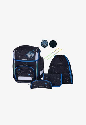 Schneiders ERGOLITE SET 8-TEILIG - Cartable d'école - black blue
