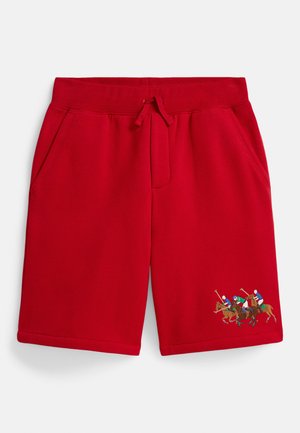 TRIPLE PONY FLEECE SHORT 8-20Y - Šortky - red