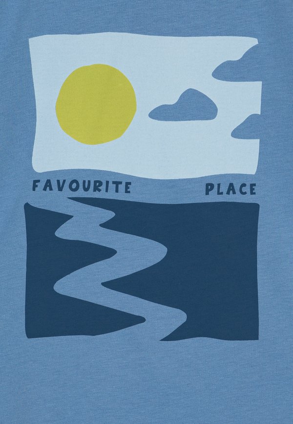 Print T-shirt - lapis2