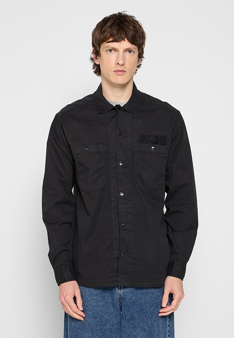 Replay Overhemd zwart Replay Overhemd zwart