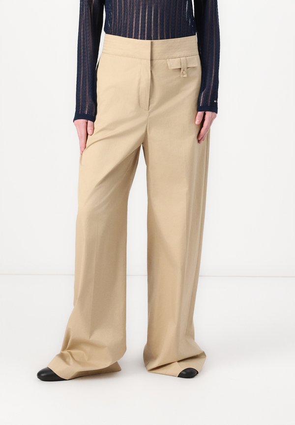 TIANA - Trousers - medium beige