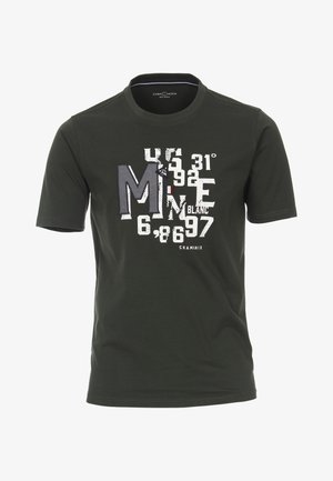 Print T-shirt - olive