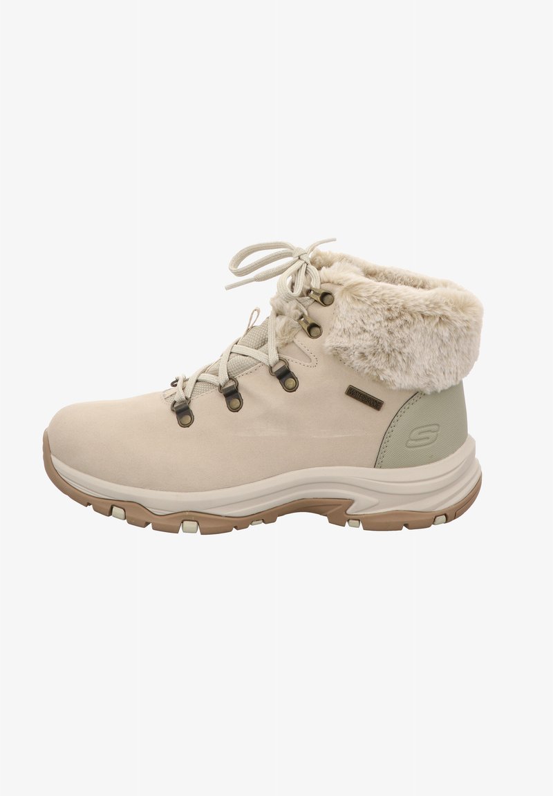 Skechers TREGO - Bottines à lacets - beige