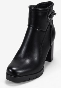 Bosanova CON CREMALLERA - Botines con plataforma - black