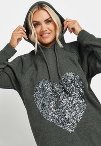 Yours Clothing Abito in maglia - grey