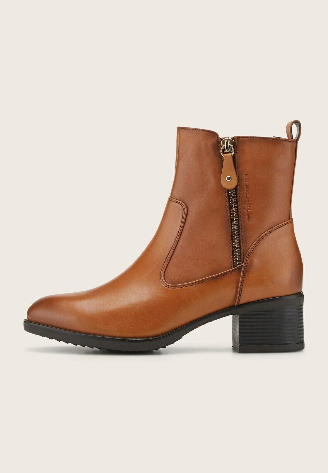 TOM TAILOR LICENCE - Korte laarzen - cognac - Zalando.be
