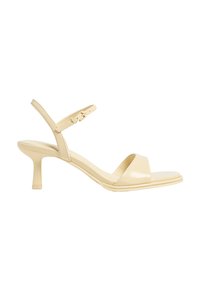 Stradivarius - KITTEN HEEL - Sandals - yellow Thumbnail Image 1
