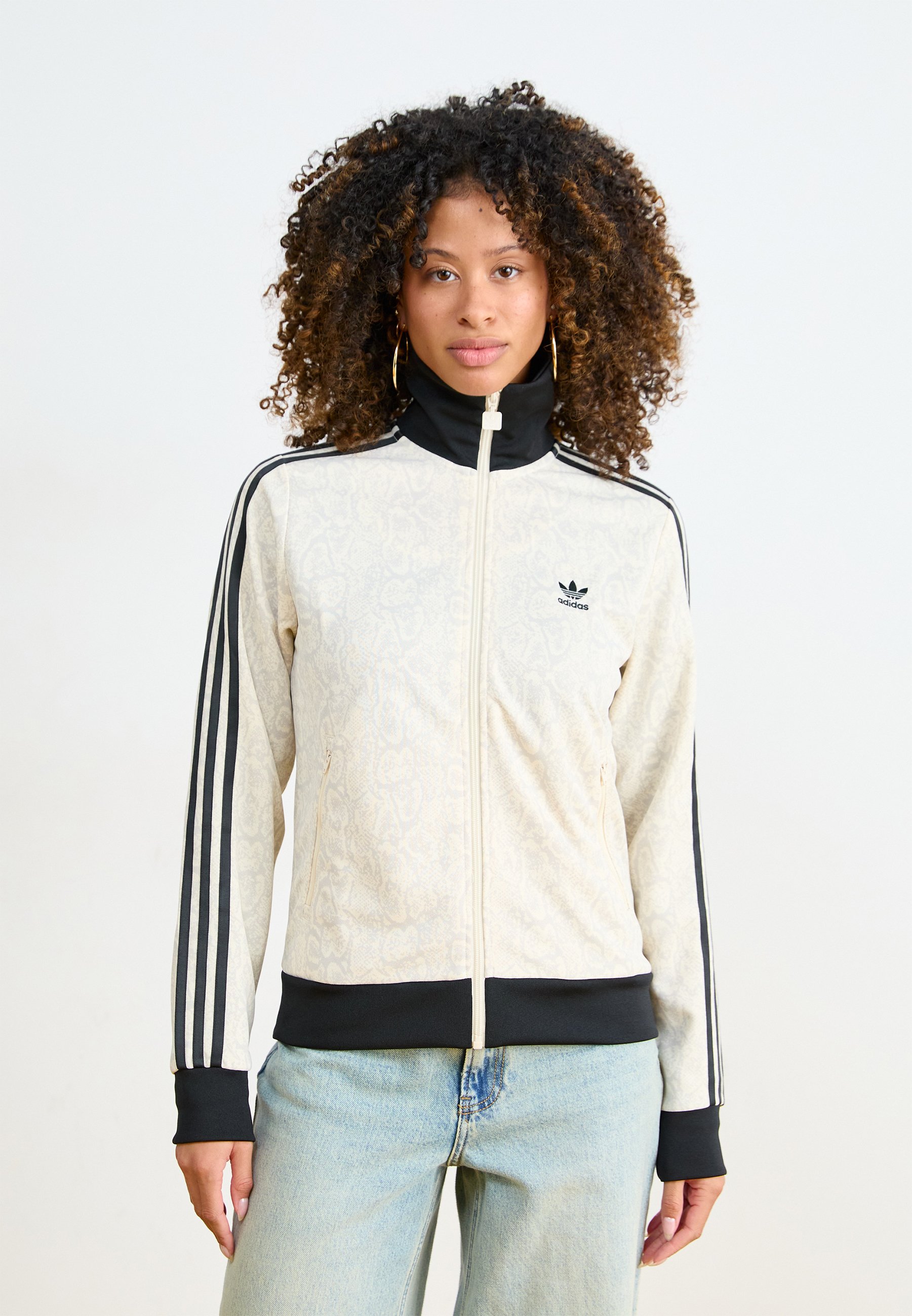 adidas Originals SNAKE - Training jacket - off-white - Zalando.co.uk