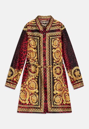 FASHION SHOW CAPSULE DRESS WILD BAROQUE FOULARD - Vestido informal - lipstick/gold