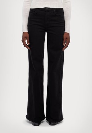 THE TWISTER SNEAK - Wide Leg - black denim