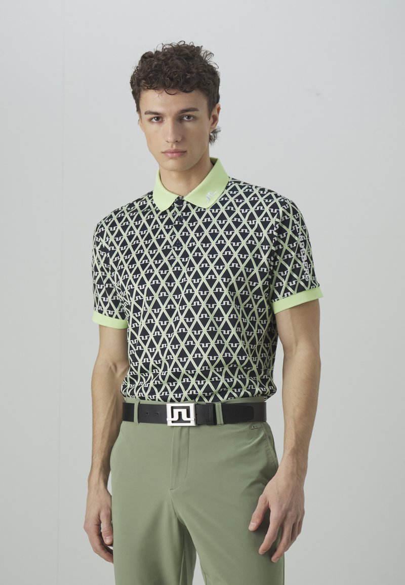 J.LINDEBERG Sports TOUR TECH REG FIT - Polo shirt - geo jl navy