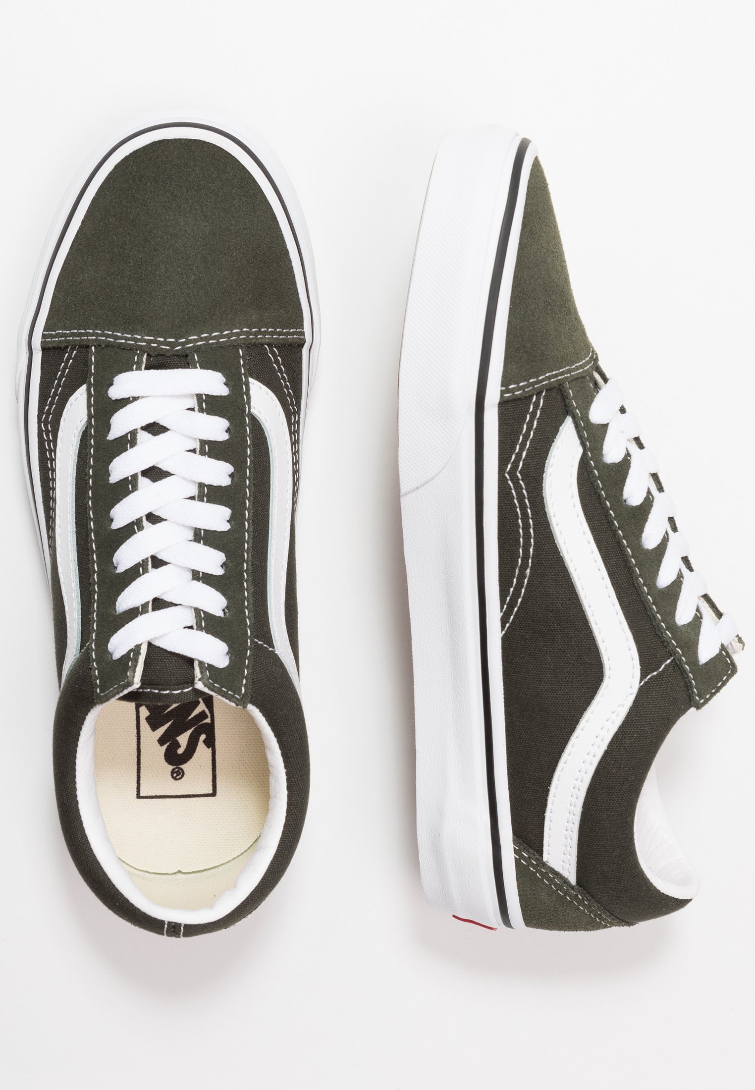 vans verde scuro