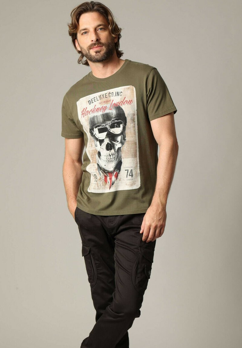 DEELUXE CLEM - T-shirt print - Khaki