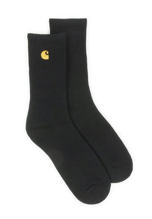 CHASE SOCKS UNISEX - Nogavice - black / gold