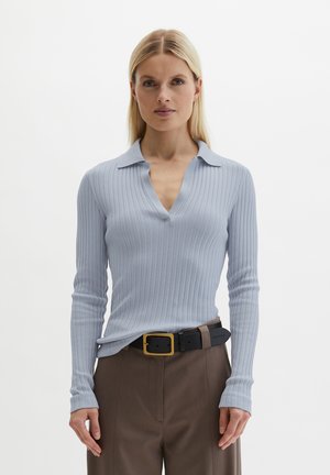 SLIM  - T-shirt à manches longues - grey horizon