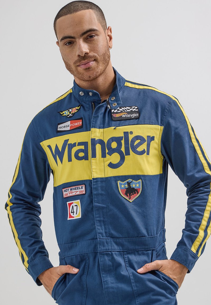 Maglia A Collo Alto Wrangler Per Uomo, In Misto Cotone E Lana, Lavorata A Maglia – Vestibilità Normale E Maniche Lunghe