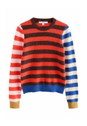 REGULAR FIT - CREW NECK - Džemperis - multi red/blue stripe