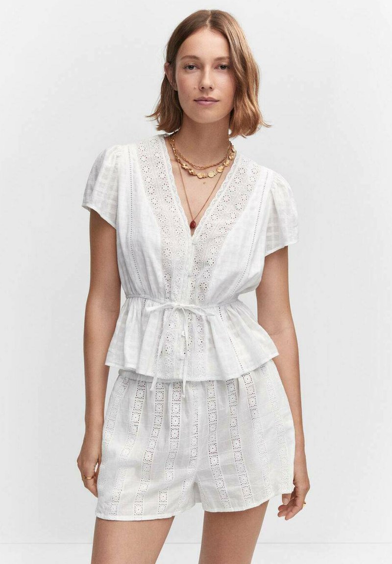 Mango LILI Blouse white/blanc ZALANDO.FR