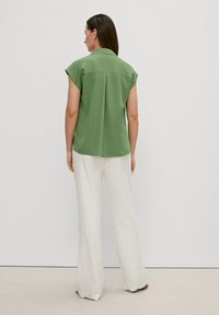 comma Button-down blouse - bright green