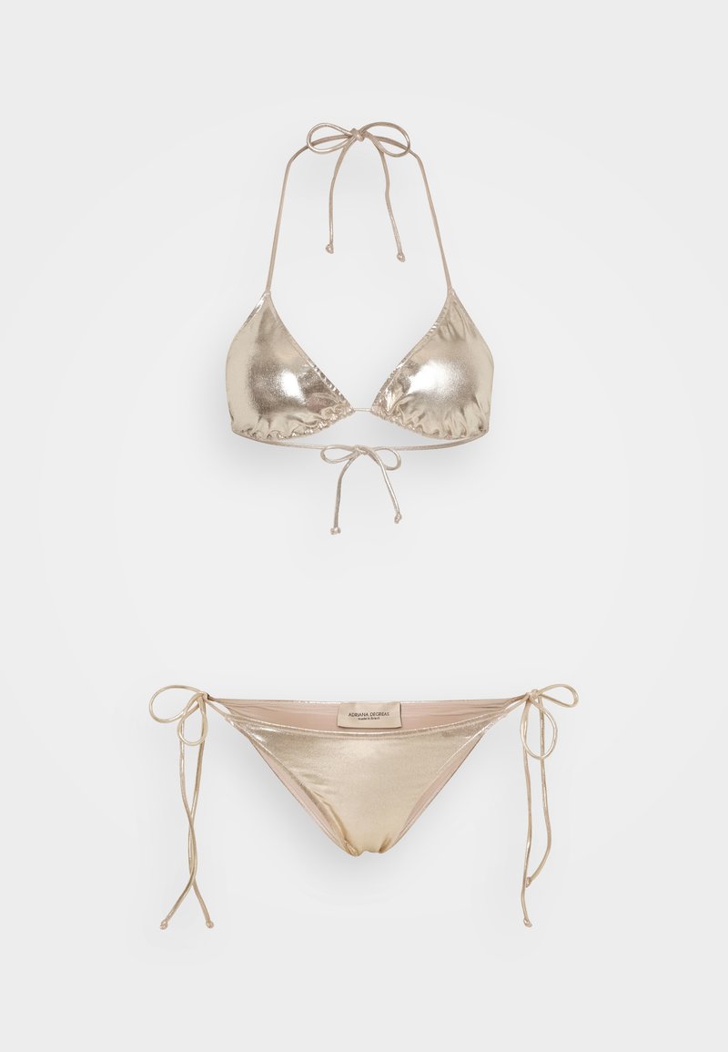 Bikini Adriana Degreas Taille Haute Coquillage - Ensemble 2 Pièces Blanc Neuf Avec étiquette
