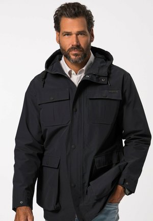 Waterproof jacket - navy blue