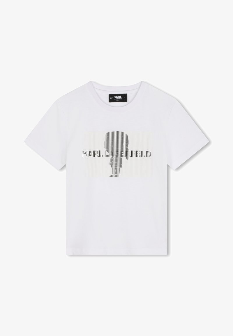 KARL LAGERFELD KIDS T-shirt imprimé - blanc