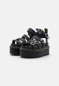 Dr. Martens BLAIRE QUAD - Platåsandaler - black athena