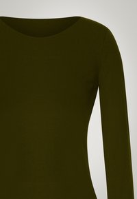 Wolford AURORA PURE  - Langarmshirt - dark earth green