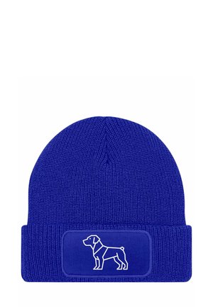 Beanie - pitbull blau