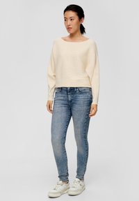 s.Oliver MID RISE - Jeans Skinny - blau