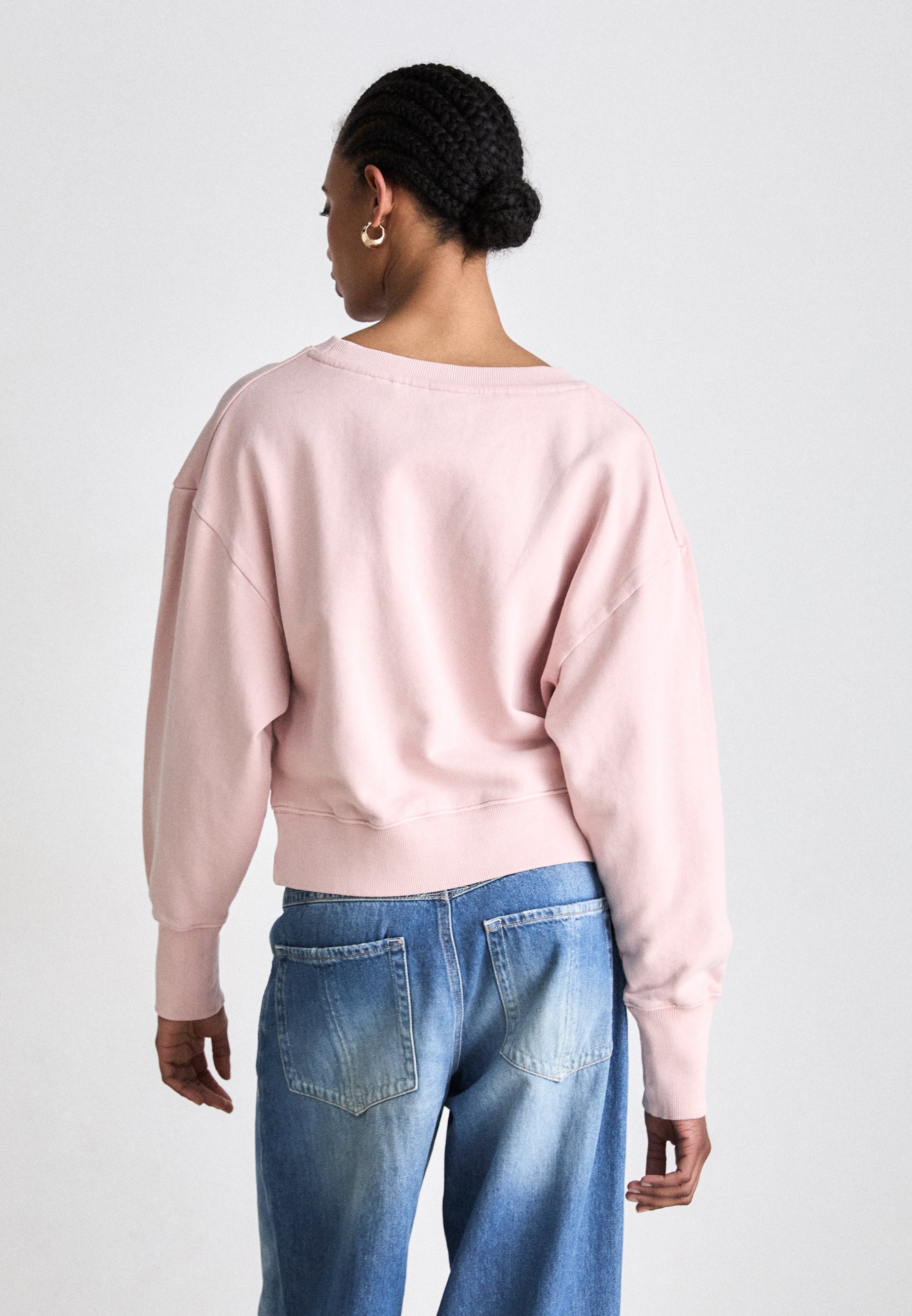 売れ筋商品|||ボス パーカー・スウェットシャツ レディース アウター ELAY STONEBADGE - Sweatshirt - open pink BOSS ELAY STONEBADGE - Sweatshirt - open pink/pink - Zalando