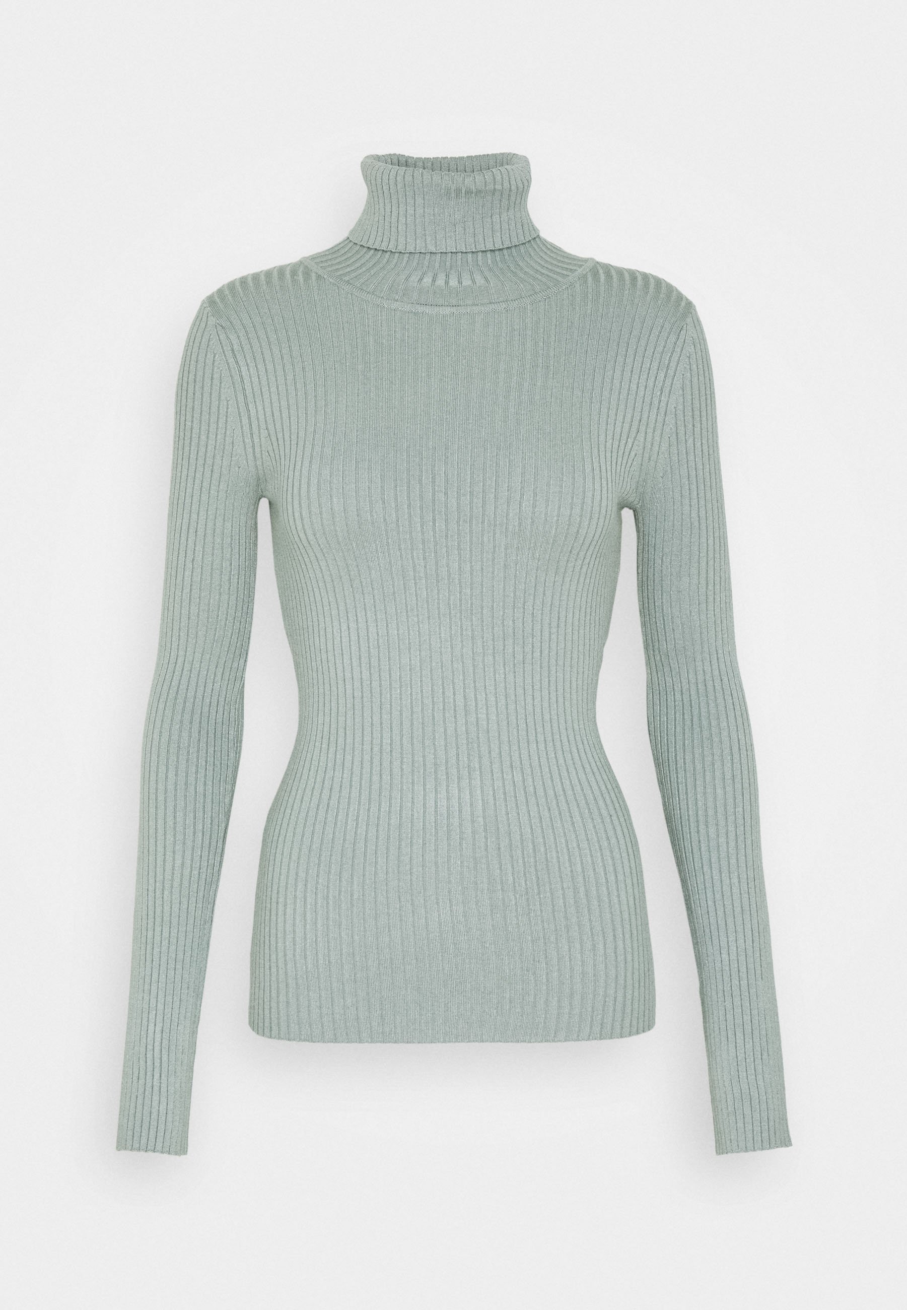 Even&Odd BASIC RIBBED TURTLE NECK Trui whitewit Even&Odd BASIC RIBBED TURTLE NECK Trui whitewit