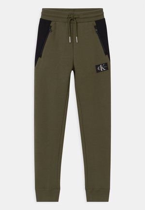 COLOUR BLOCK - Pantalon de survêtement - green