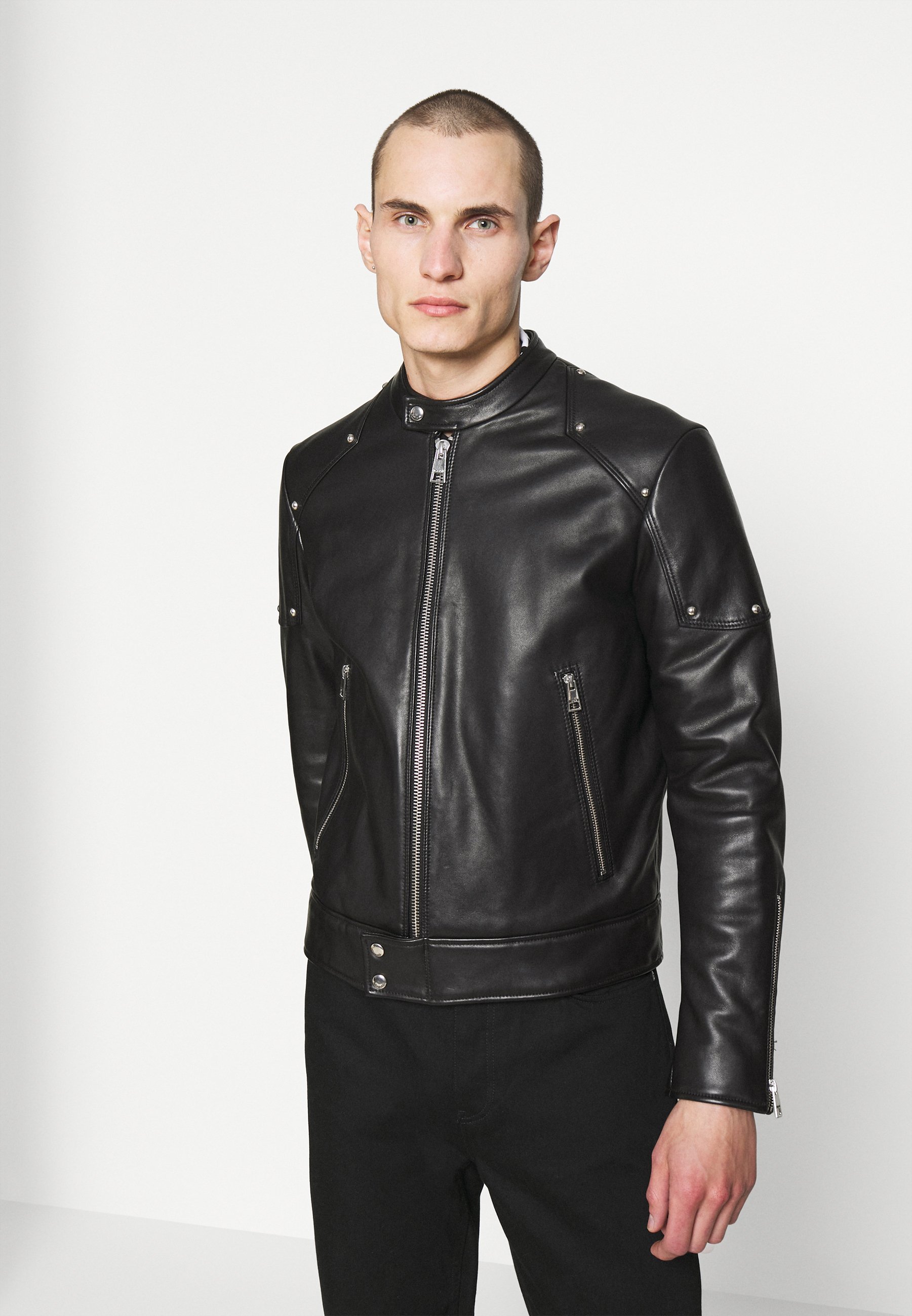 just cavalli leather jacket