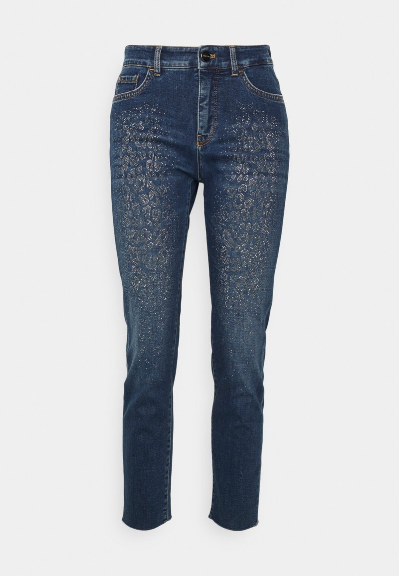 Marc Cain Slim fit jeans blauw denim/bluedenim