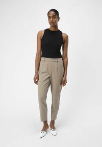 Object OBJLISA SLIM PANT - Trousers - desert taupe