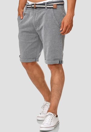 CASUAL FIT - Shorts - mottled light blue