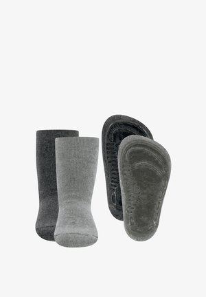 Ewers STOPPER 2ER-SET UNI - Socken - grau anthrazit